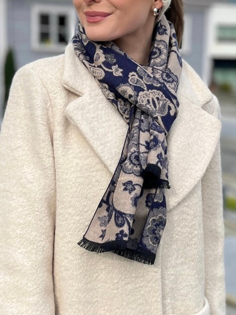 SKJERF PAISLEY NAVY