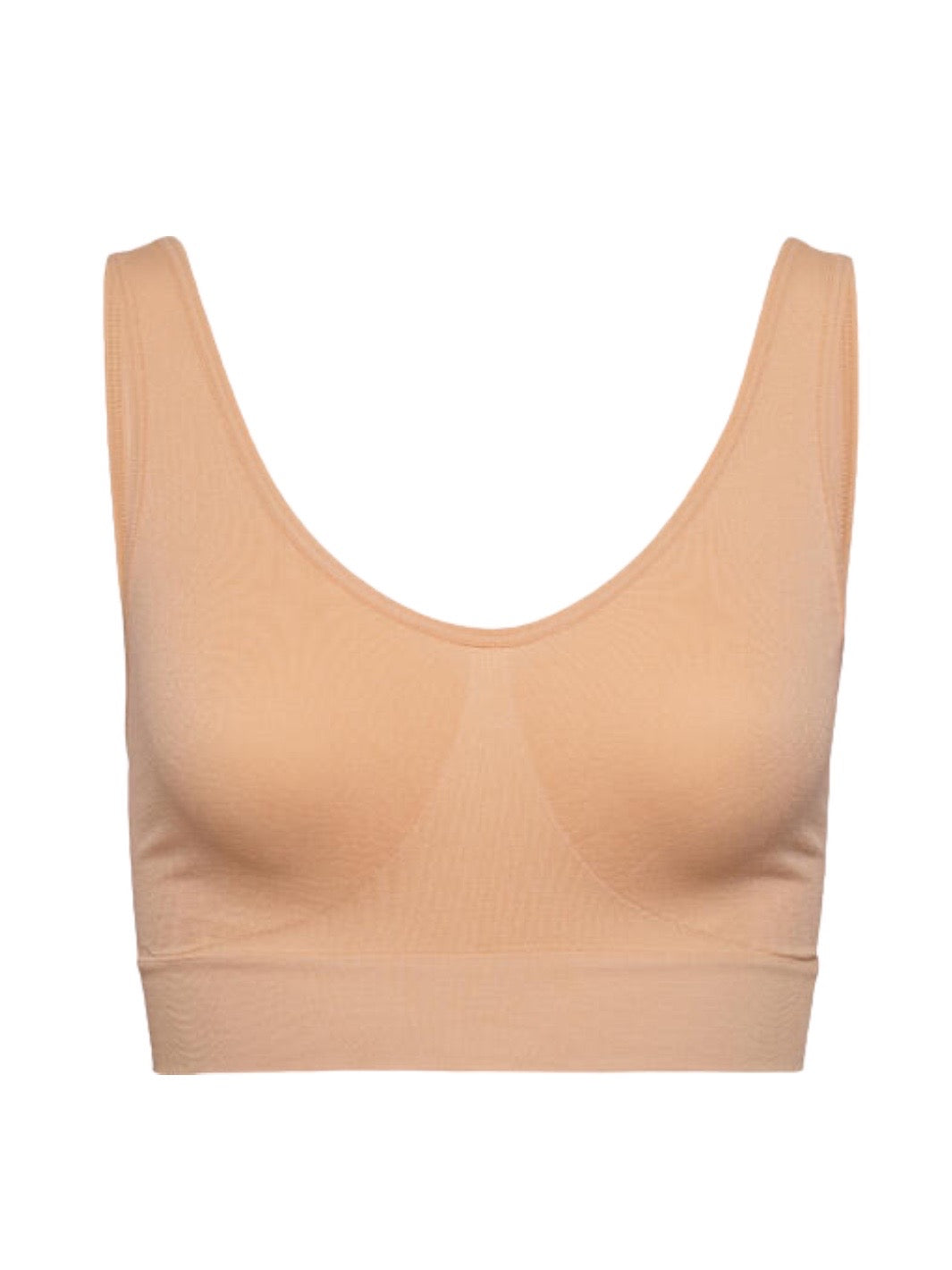 BRA TOP WIDE STRAPS NUDE