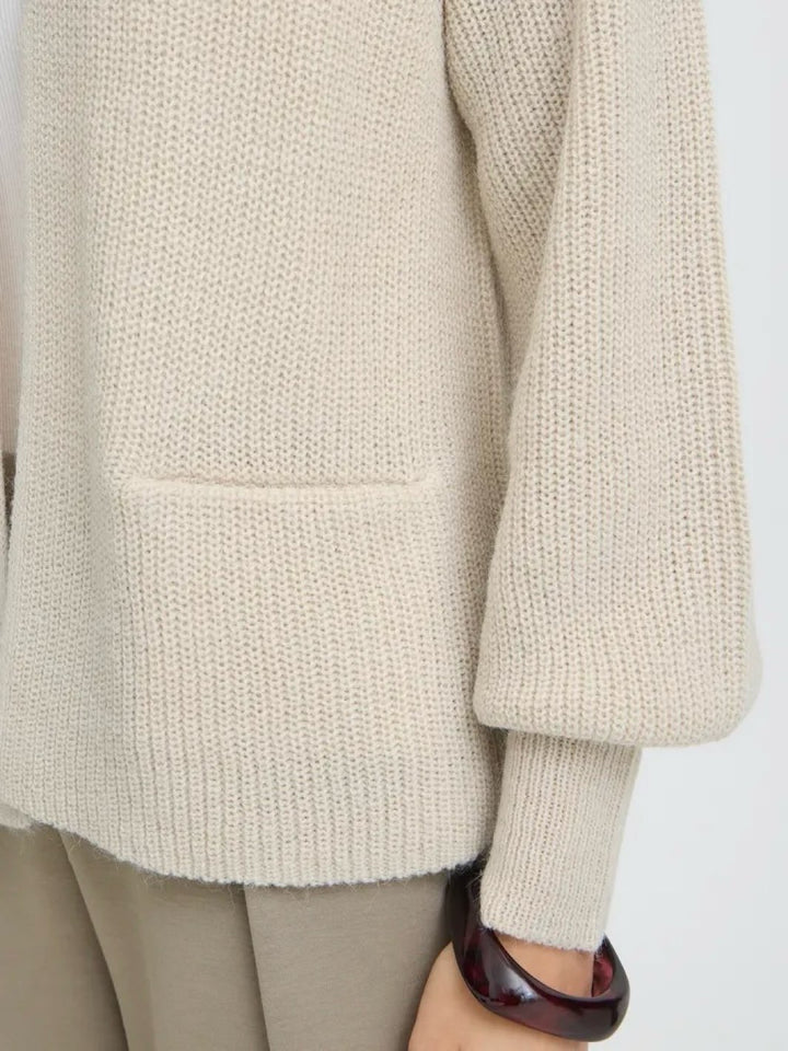 CARDIGAN FRERETTA OATMEAL MELANGE