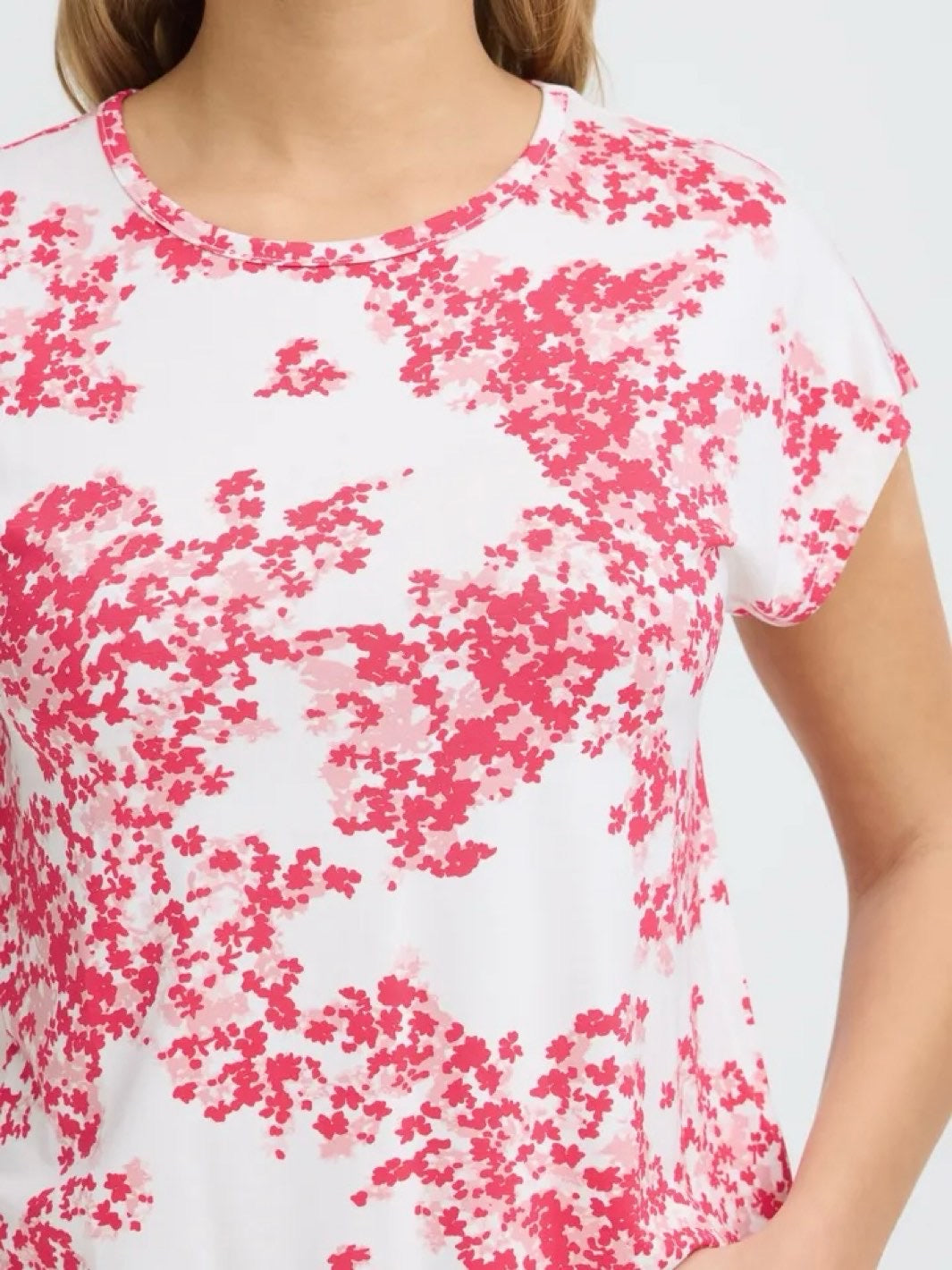 T-SKJORTE FRAMY PETALS PINK