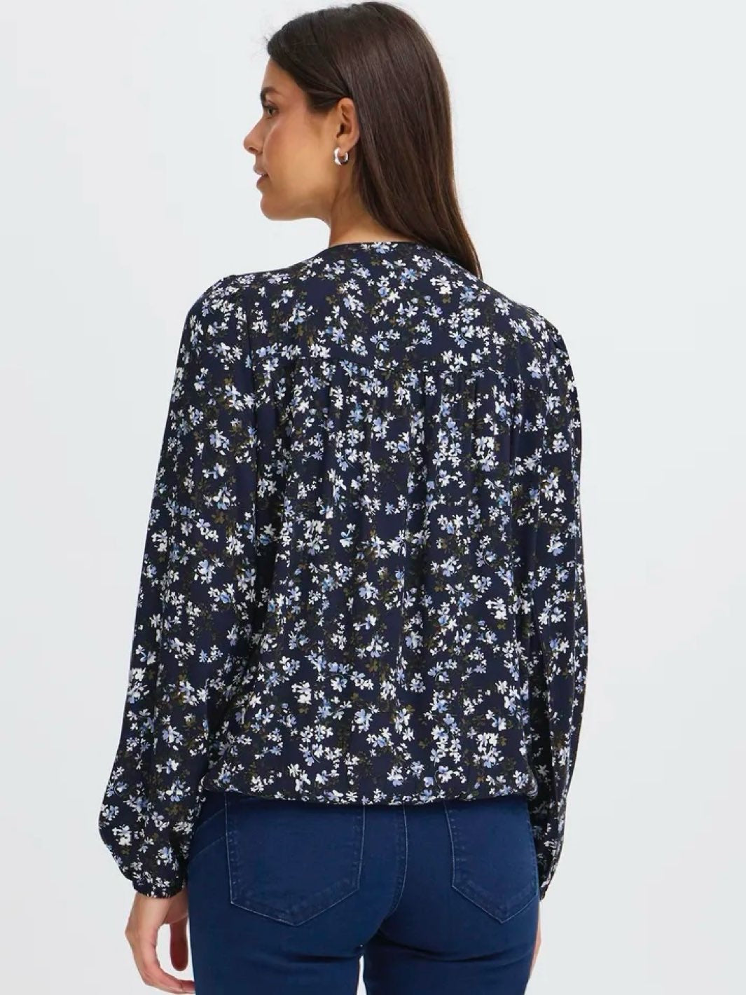 BLUSE FRKIKI FLORAL NIGHTSKY