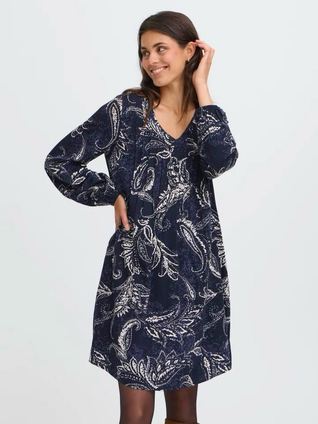 KJOLE FRKIKI  PAISLEY NIGHTSKY