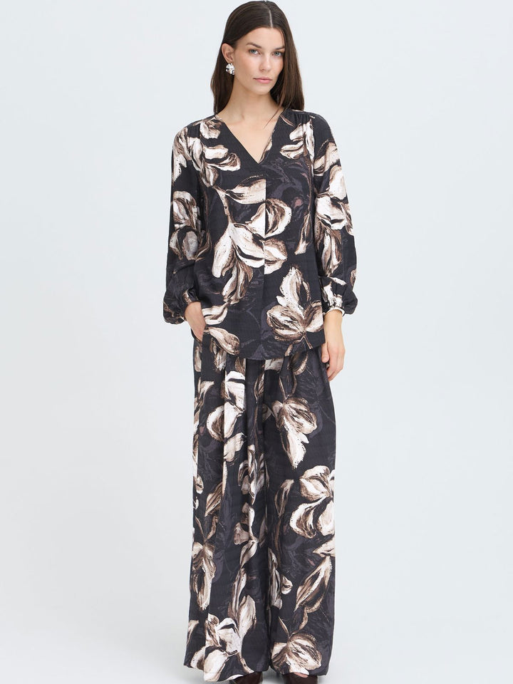 BLUSE FRARIANA FLORAL SAND