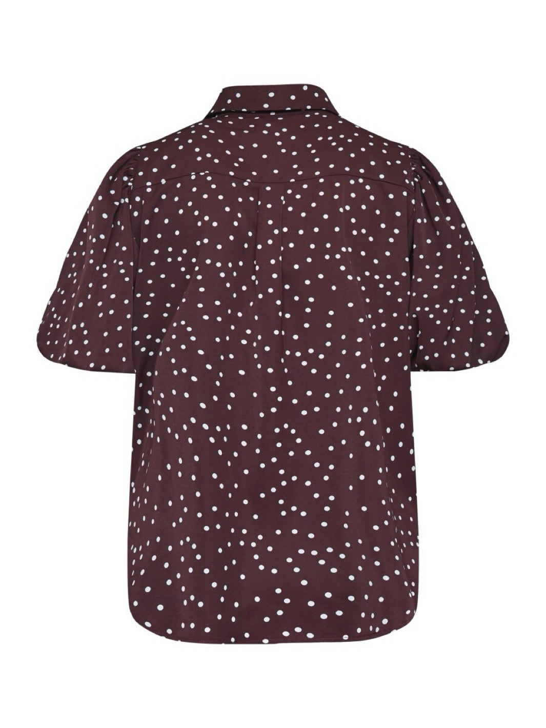 BLUSE ELLA BORDEAUX DOT