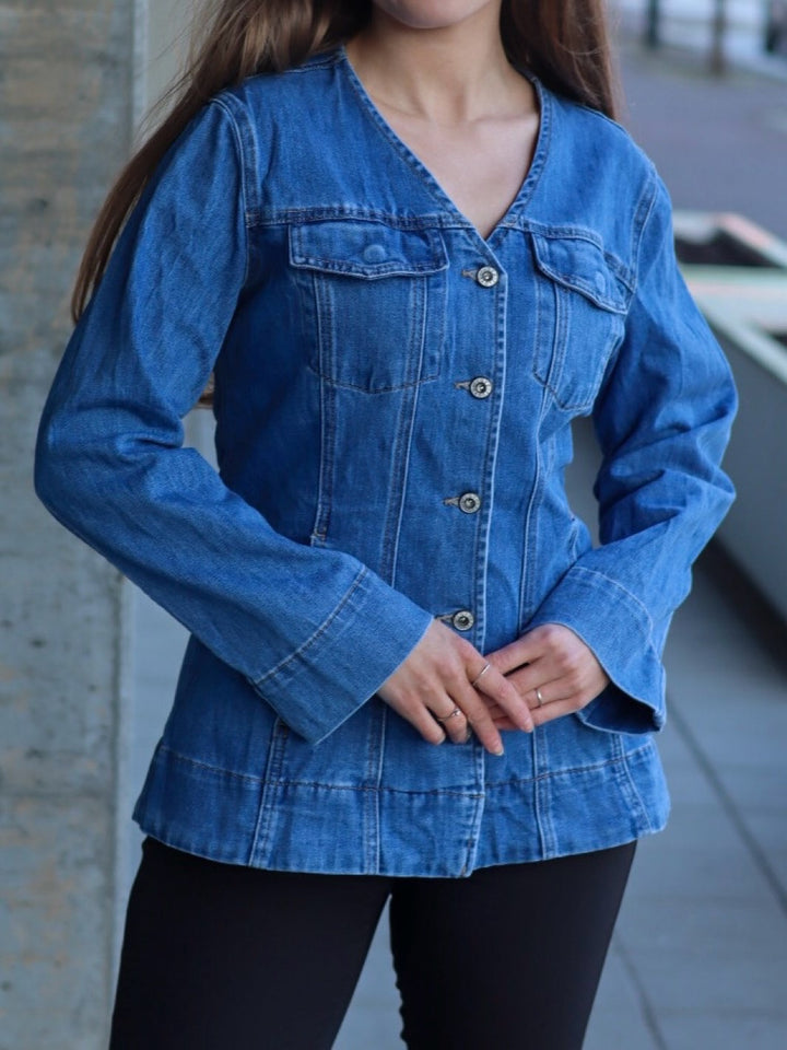 DONGERIJAKKE PERDIE MEDIUM BLUE