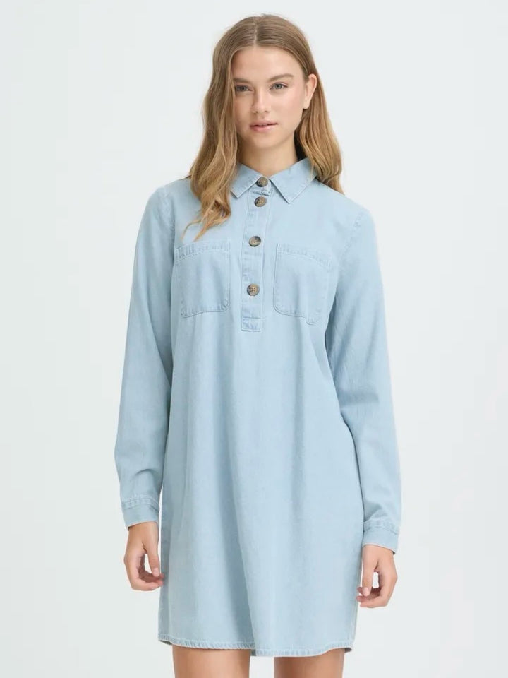 KJOLE IHARCHER LIGHT BLUE DENIM