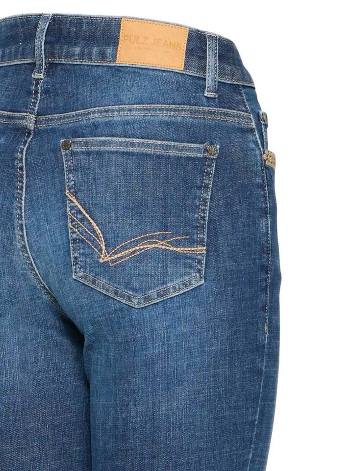 JEANS PZATLEA STRAIGHT MEDIUM BLUE DENIM