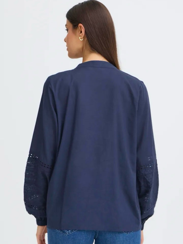 SKJORTE FRJIKE  NAVY BLAZER