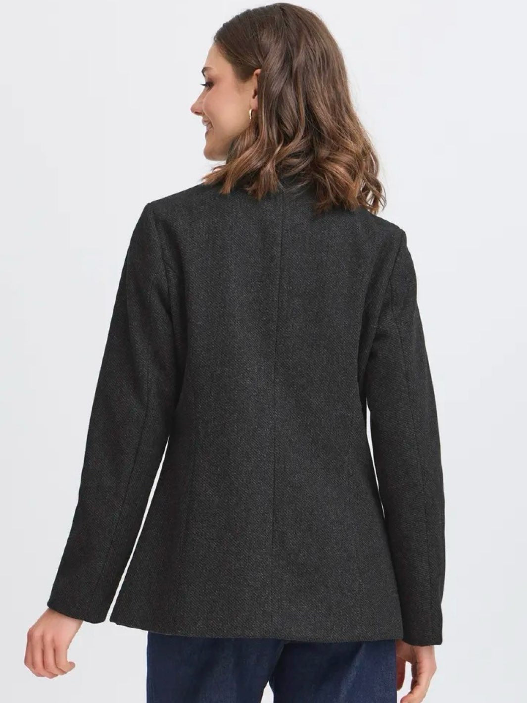 KÅPE FREVILLA CHARCOAL MELANGE