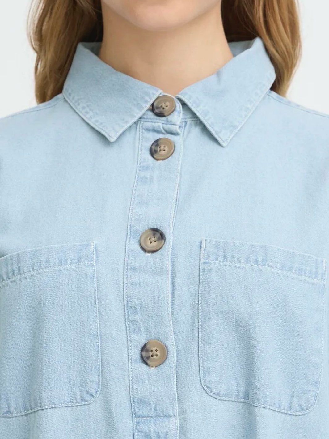 KJOLE IHARCHER LIGHT BLUE DENIM