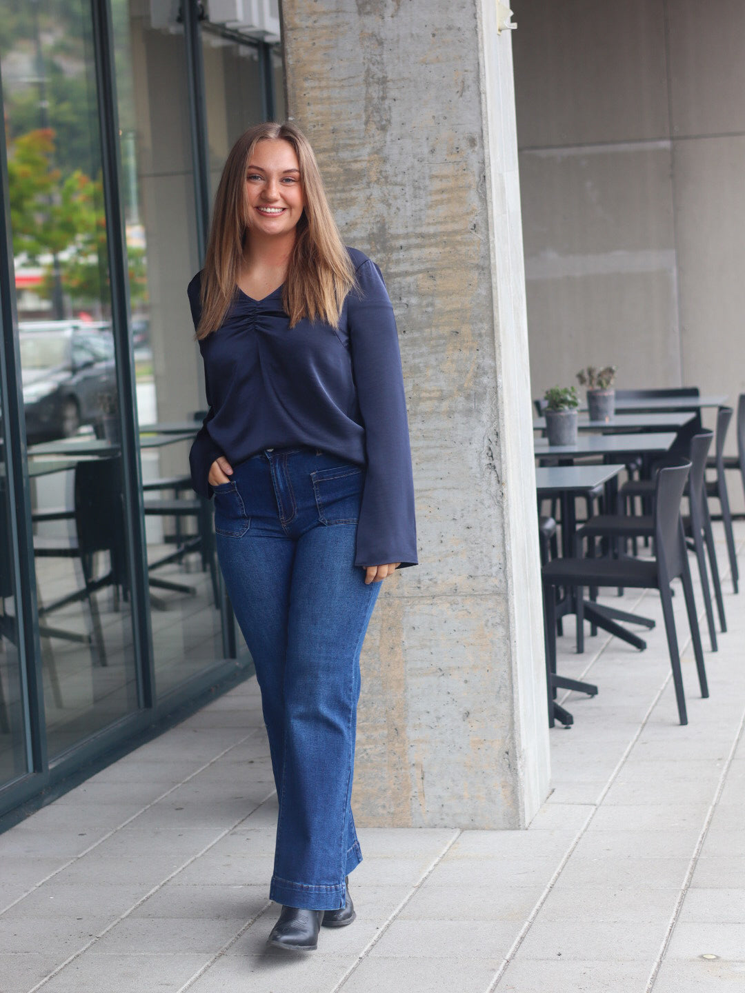 BLUSE CHARLINA NIGHT SKY