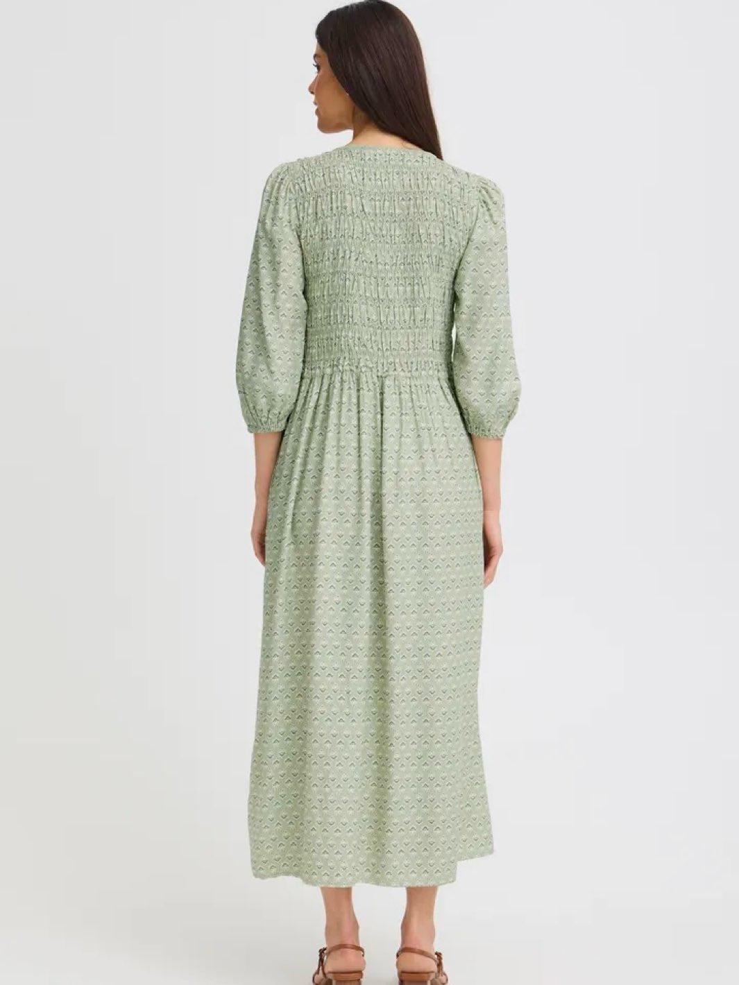 MIDIKJOLE FRLAYA SAGE WILD LOOM