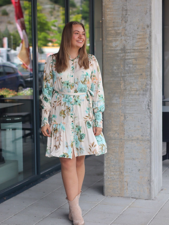 KJOLE ALIVIA GRACE OFFW/GREEN