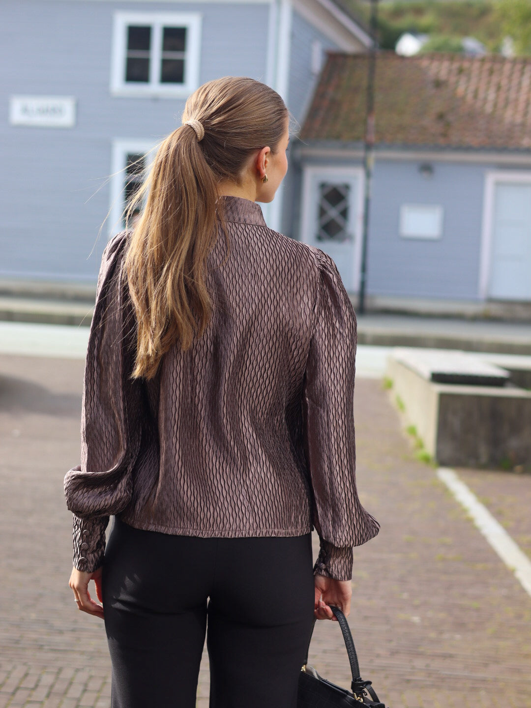 BLUSE HENRIKA WARM TAUP