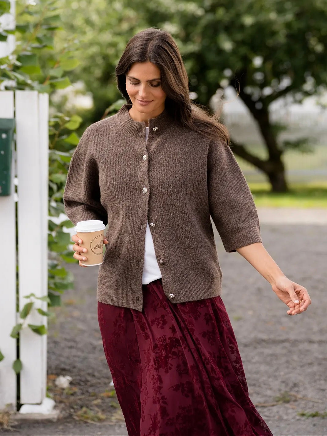 CARDIGAN ADMINA CHOCOLATE