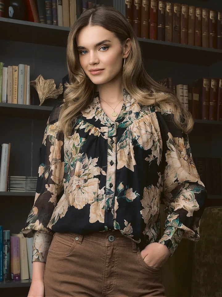 BLUSE OLIVIA NAVINA BLACK