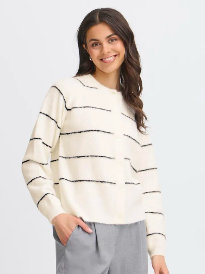 CARDIGAN FRKENDRA WHISPER WHITE