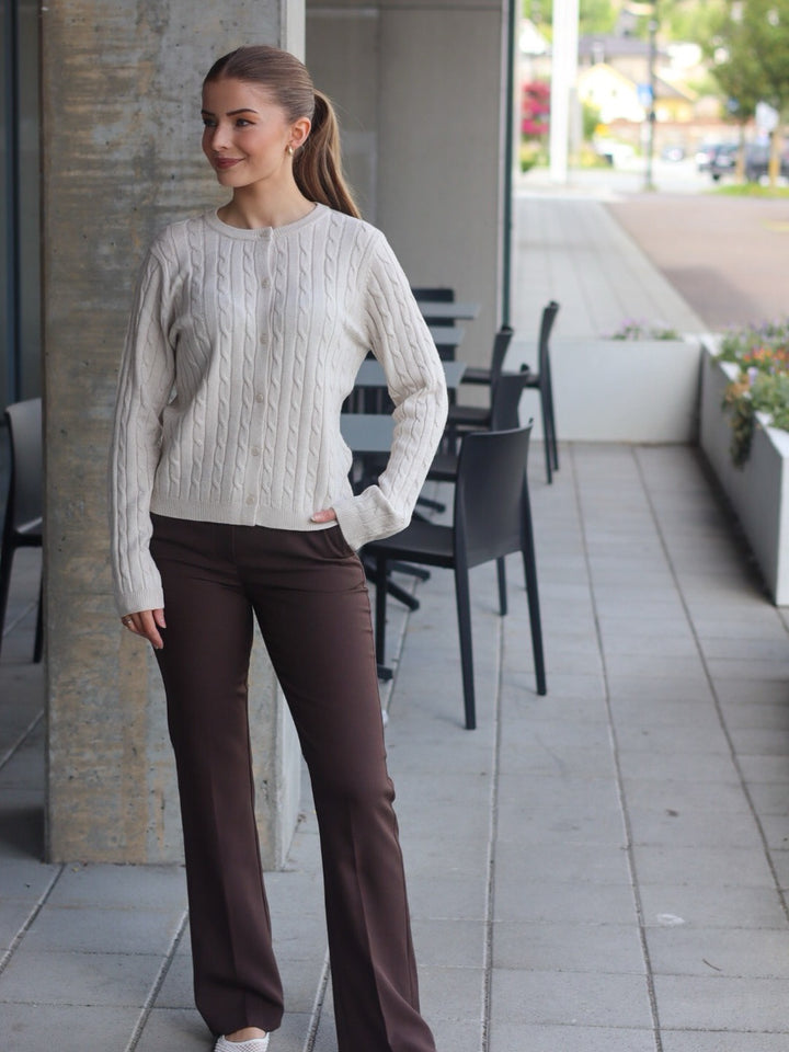 CARDIGAN PZSTEFFI CLOUD DANCER MELANGE