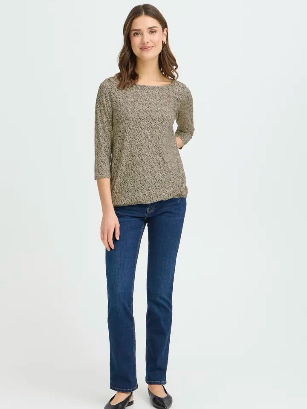 GENSER FRAMY TINY PETAL OLIVE