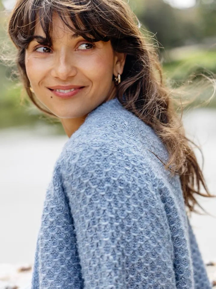CARDIGAN FRBEVERLY INFINITY MELANGE