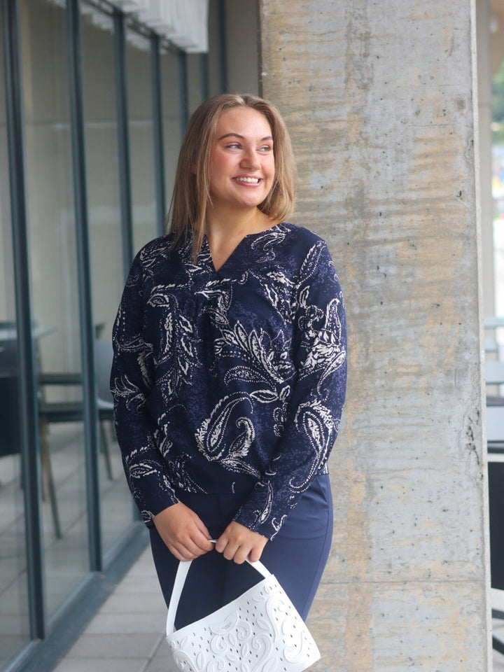 BLUSE FRKIKI PAISLEY NIGHTSKY