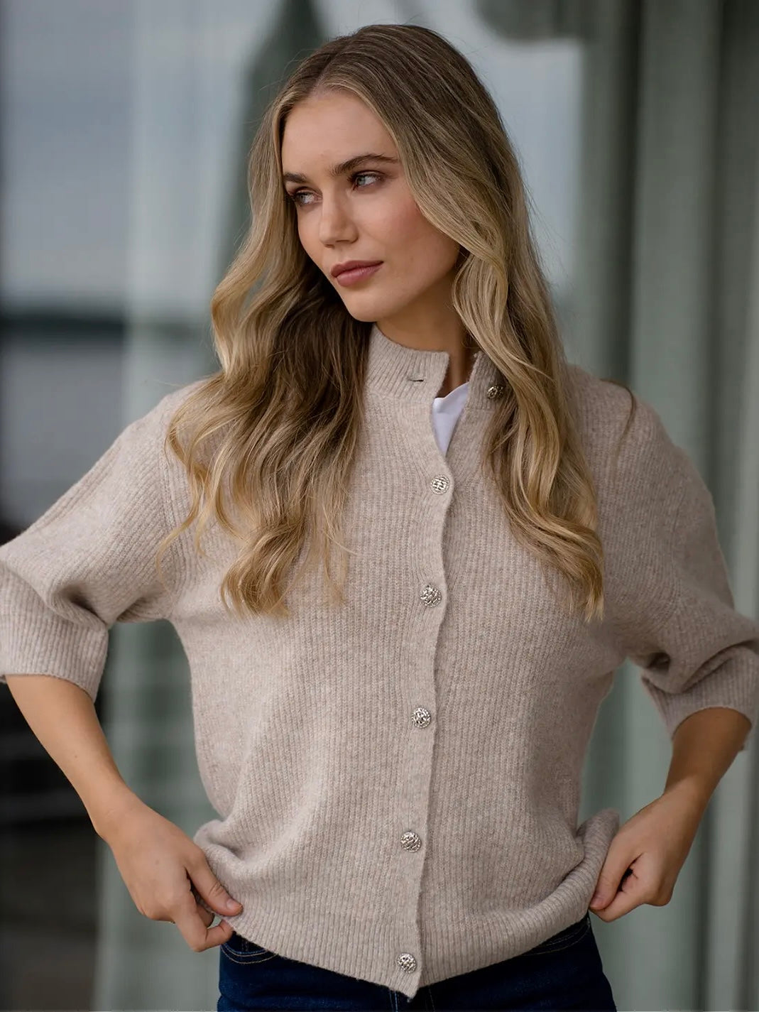 CARDIGAN ADMINA BEIGE