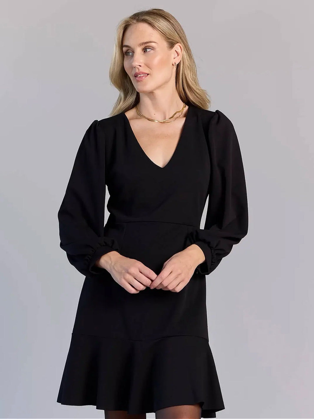 KJOLE CISSY V LS BLACK