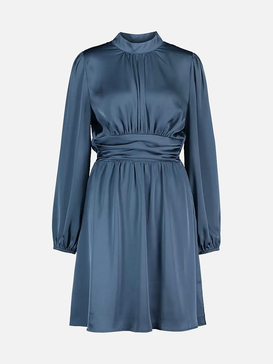 KJOLE ALIBA SATIN RETRO BLUE