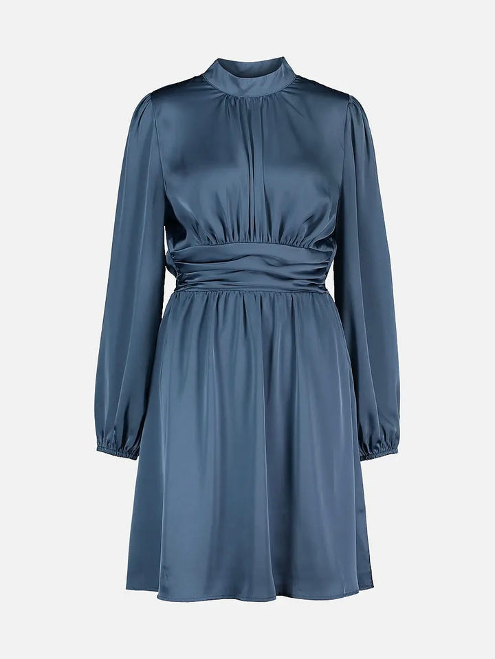 KJOLE ALIBA SATIN RETRO BLUE