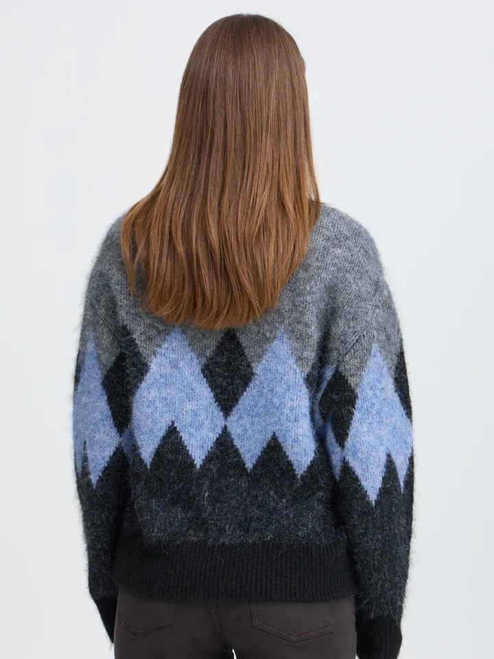 STRIKKEGENSER PZESTEL GREY MELANGE
