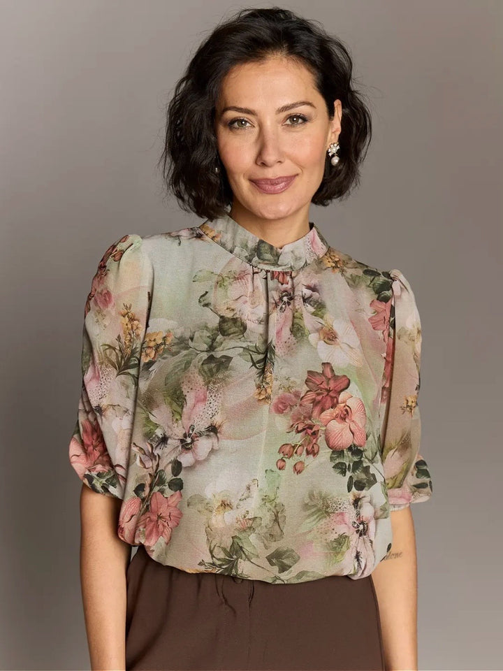 BLUSE EMMELI ORCHID ARMY GREEN