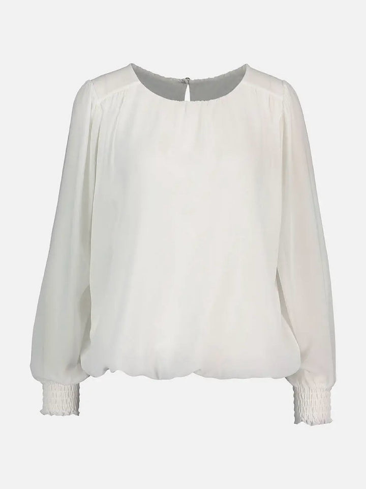BLUSE MARITA CHIFFON OFFWHITE