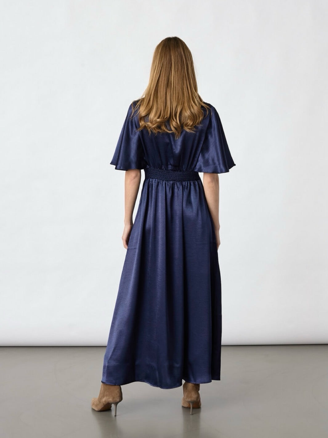 MIDIKJOLE GISELA MIDNIGHT BLUE