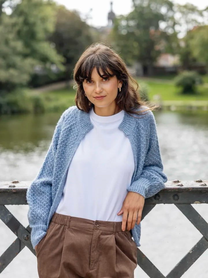 CARDIGAN FRBEVERLY INFINITY MELANGE