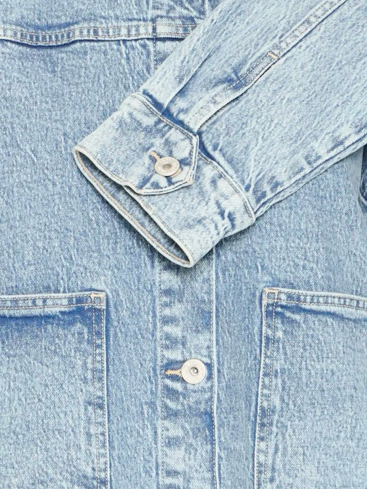 DONGERIJAKKE IHJUNNI LIGHT BLUE STONEWASH