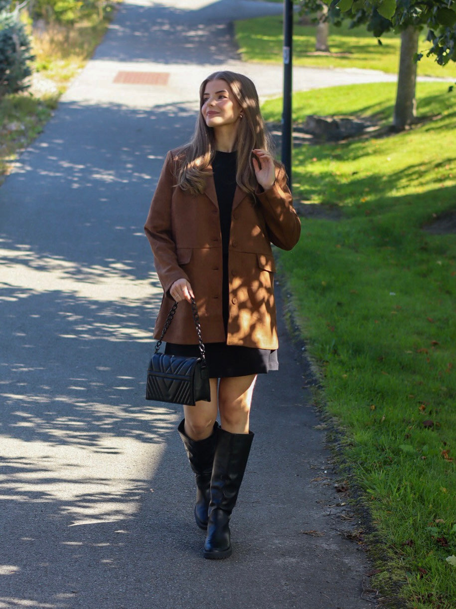 BLAZER VELRA COGNAC