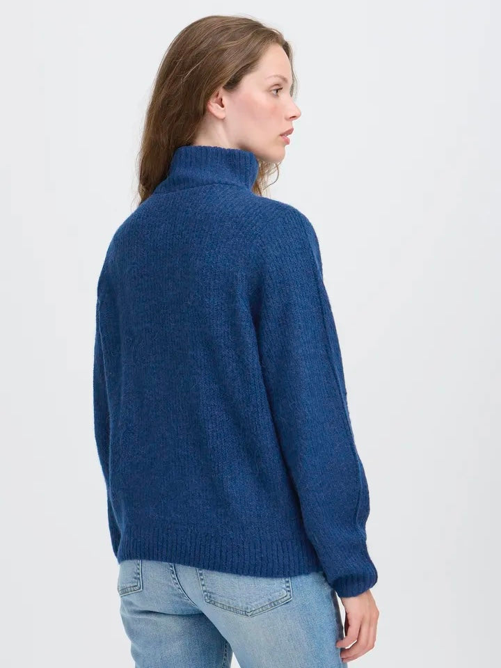 STRIKKEGENSER IHKAMARA NAVY PEONY