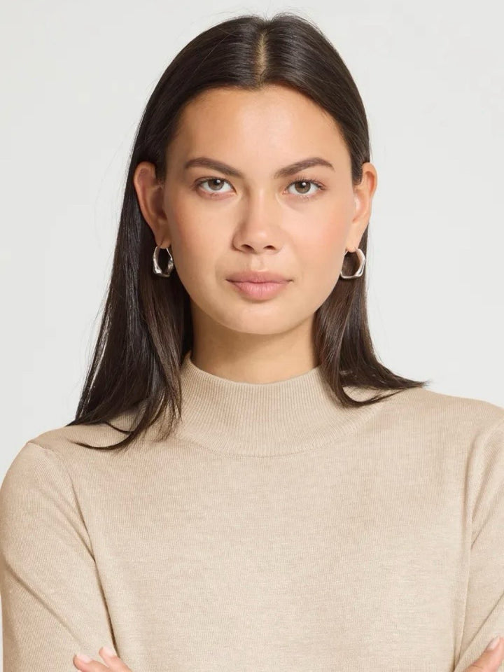 GENSER IHLULS TURTLENECK OATMEAL MELANGE
