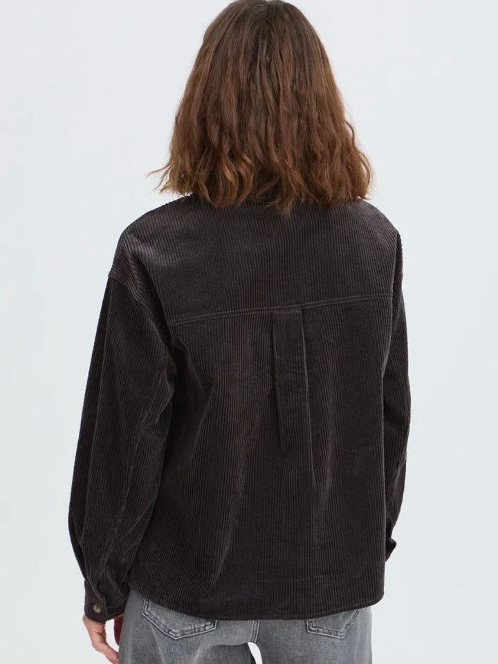 PZESSY OVERSHIRT ESPRESSO