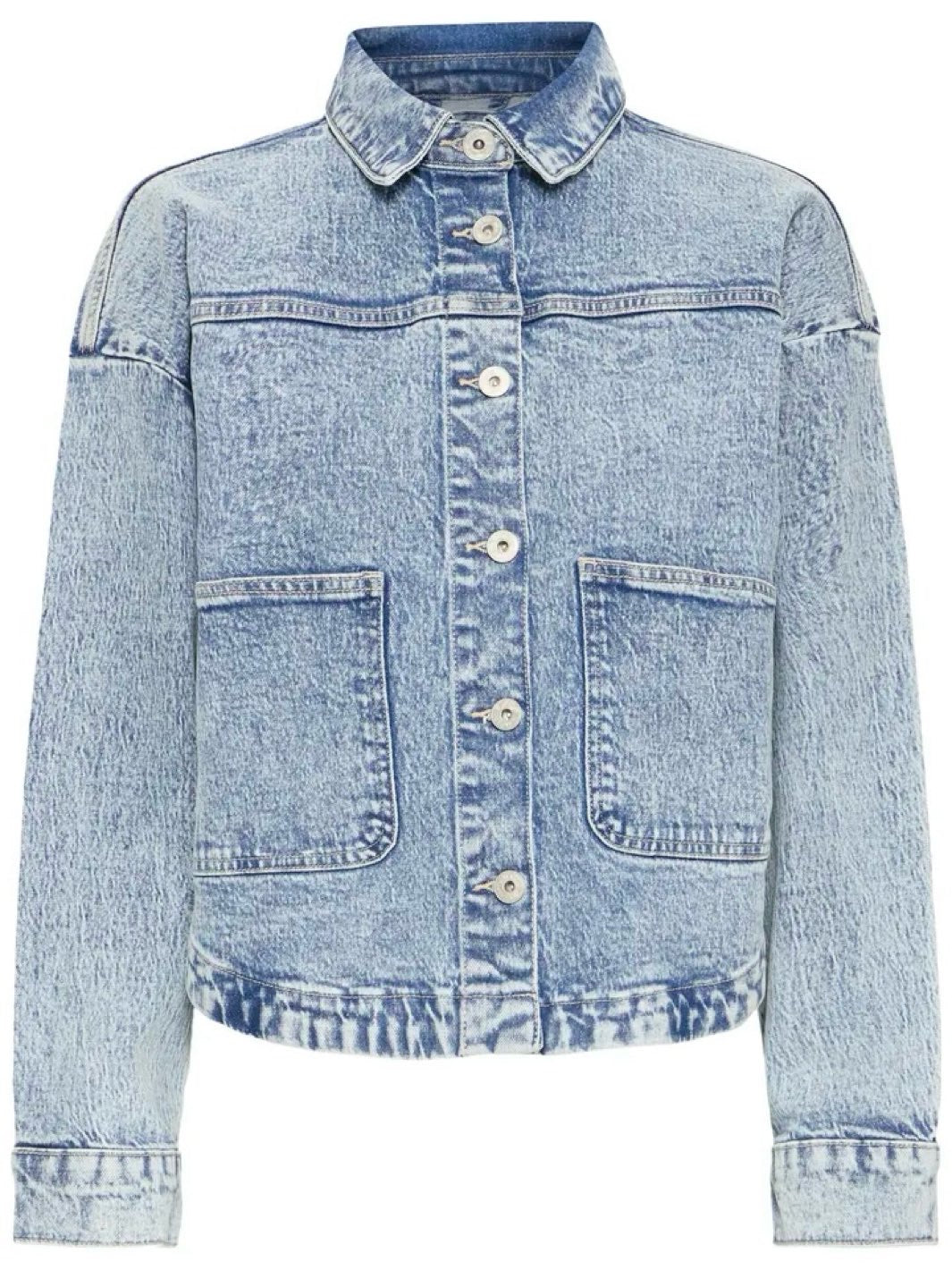 DONGERIJAKKE IHJUNNI LIGHT BLUE STONEWASH