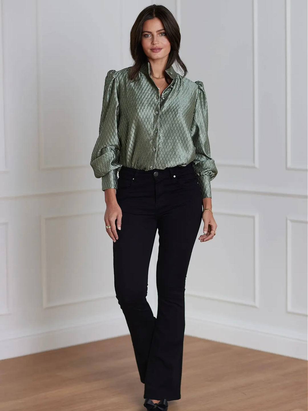 BLUSE HENRIKA IVY GREEN