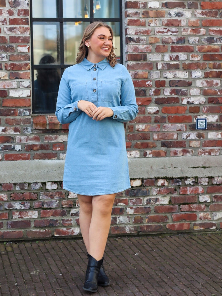 KJOLE IHARCHER LIGHT BLUE DENIM