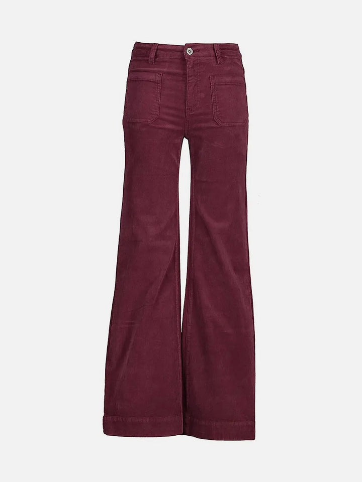 BUKSE ANNIKA CORD DEEP CHERRY