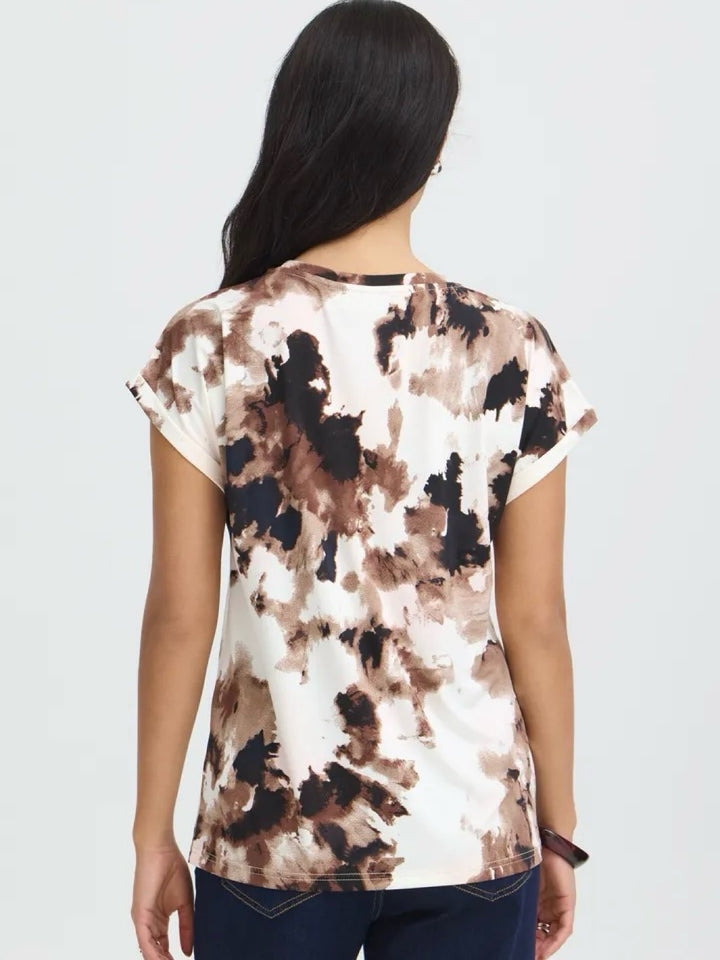 T-SKJORTE FRSEEN WATERCOLOR BROWN