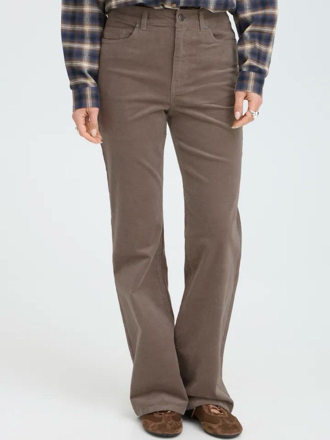 BUKSE PZSALLY BOOTCUT WALNUT