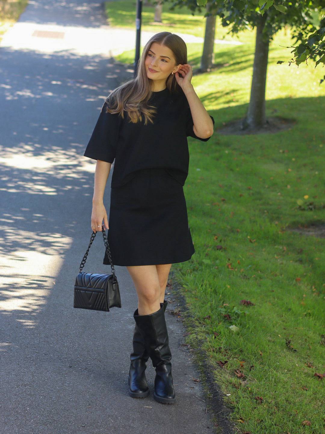 SKJØRT BETSY FOLAMI BLACK