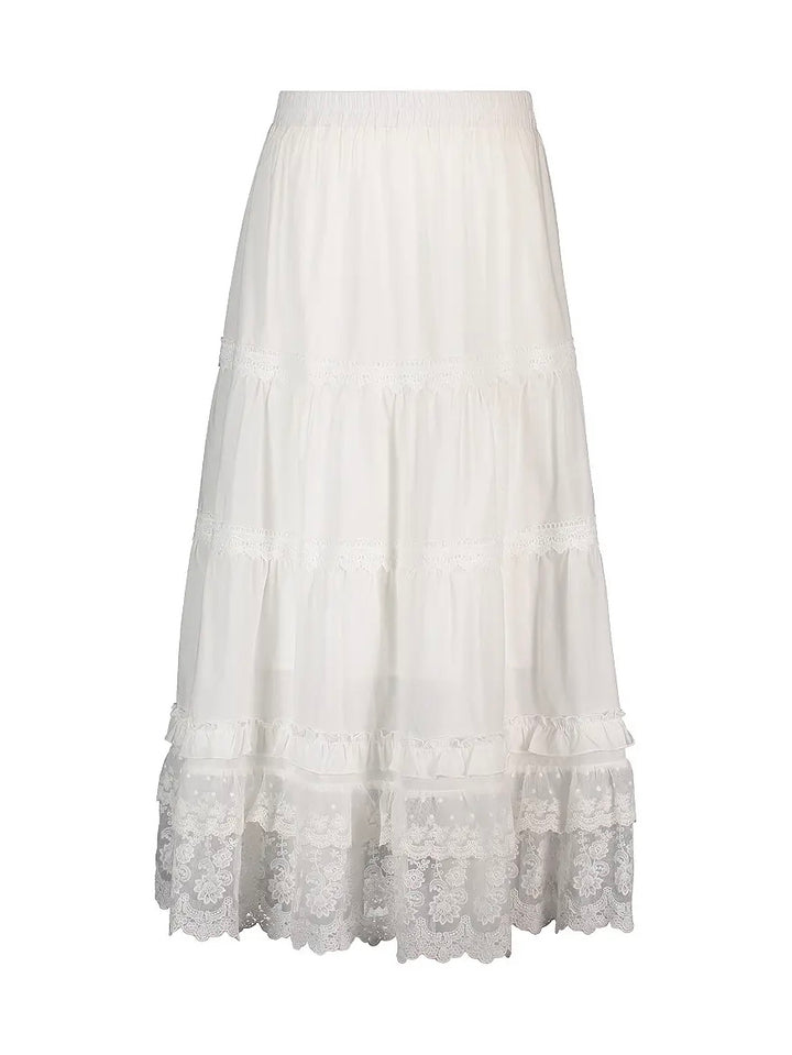 SKJØRT ANNELINA OFFWHITE