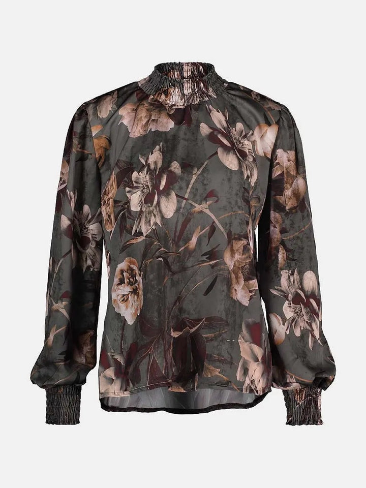 BLUSE JULIET PANA DK GREEN