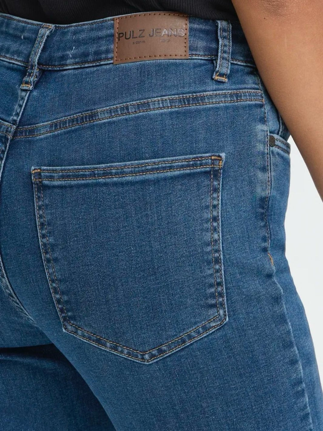 JEANS PZBECCA BOOTCUT LEG MEDIUM BLUE DENIM