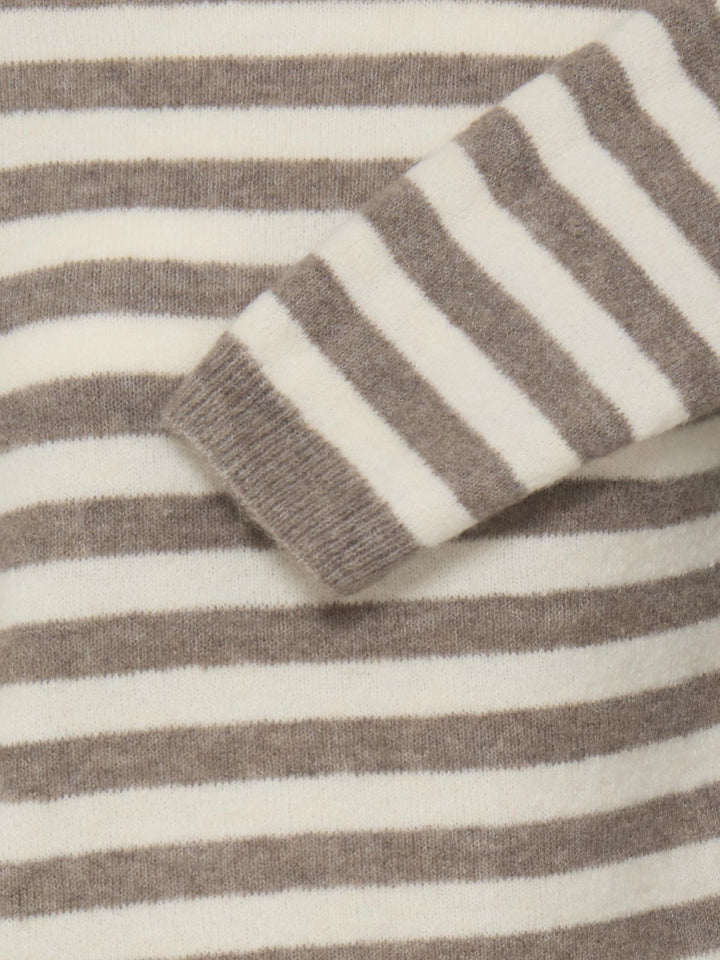 STRIKKEGENSER FRIDAA DRIFTWOOD STRIPE